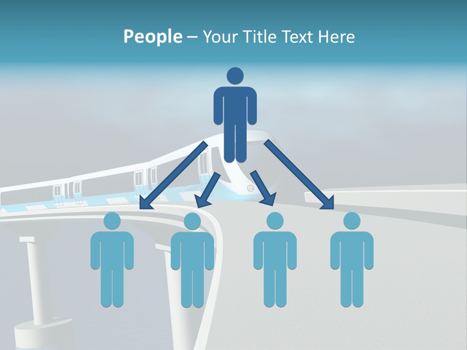 Platform Tube Background PowerPoint Template