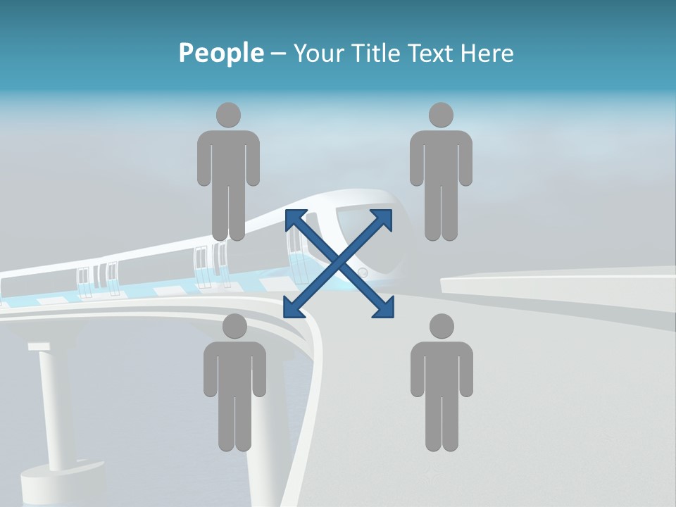 Platform Tube Background PowerPoint Template