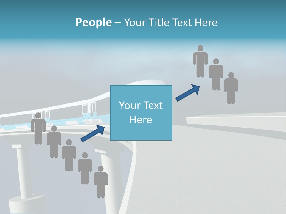 Platform Tube Background PowerPoint Template