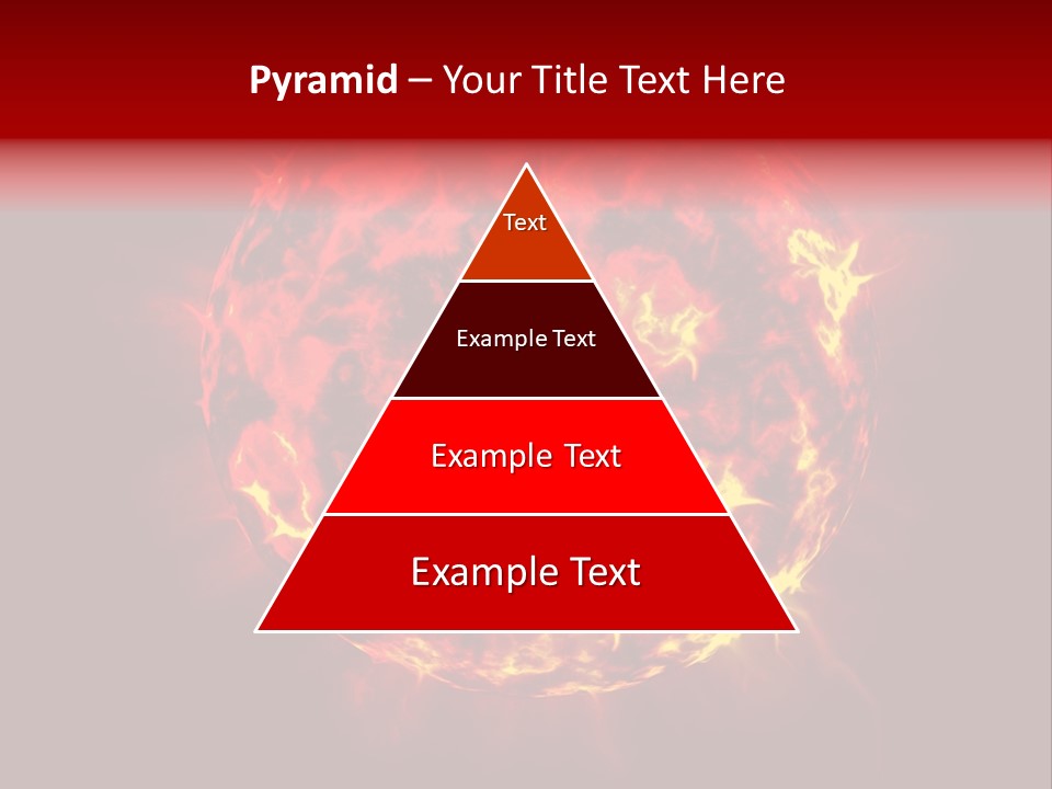 Burst Detonation Sun PowerPoint Template
