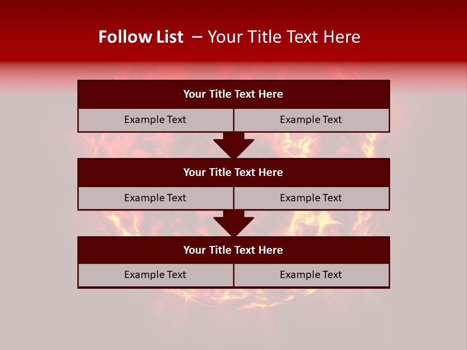 Burst Detonation Sun PowerPoint Template