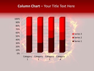 Burst Detonation Sun PowerPoint Template