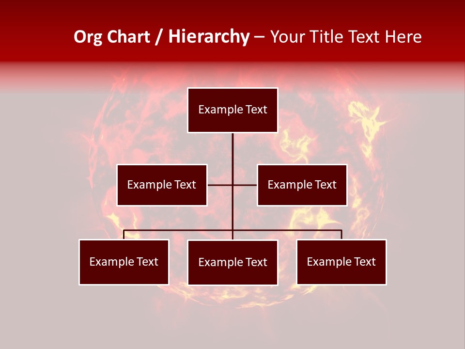 Burst Detonation Sun PowerPoint Template