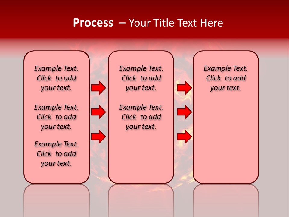 Burst Detonation Sun PowerPoint Template