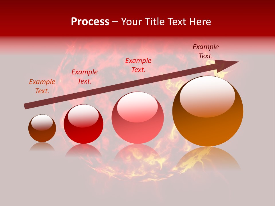 Burst Detonation Sun PowerPoint Template
