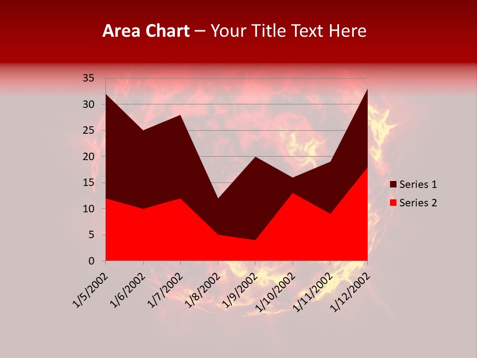 Burst Detonation Sun PowerPoint Template