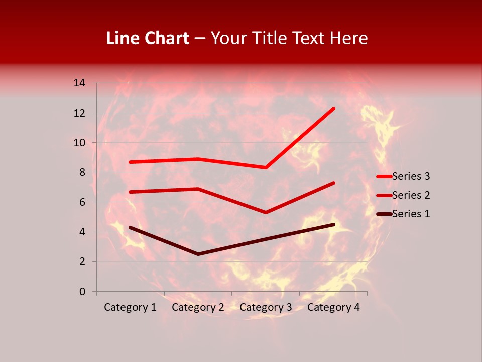 Burst Detonation Sun PowerPoint Template
