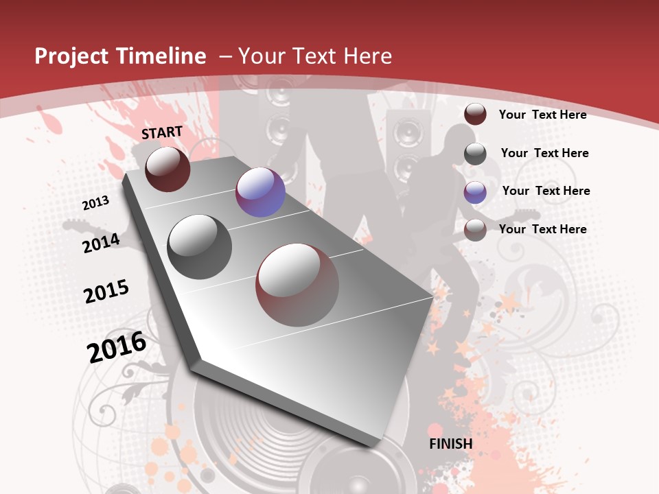 Decor Microphone Concert PowerPoint Template