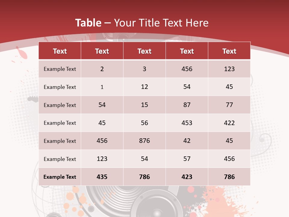 Decor Microphone Concert PowerPoint Template