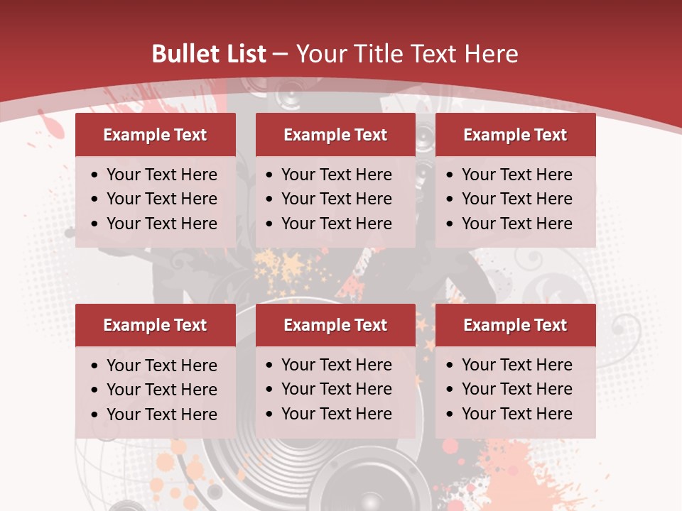 Decor Microphone Concert PowerPoint Template