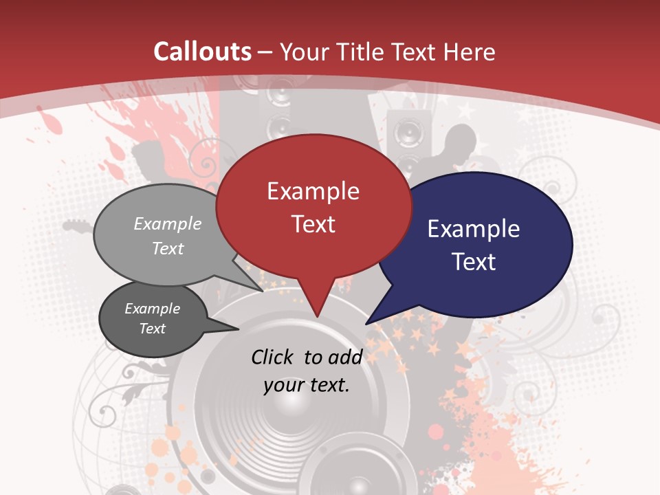 Decor Microphone Concert PowerPoint Template