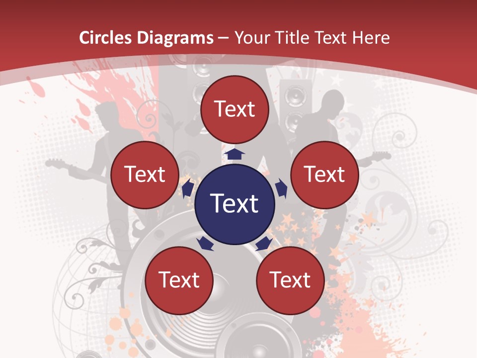 Decor Microphone Concert PowerPoint Template