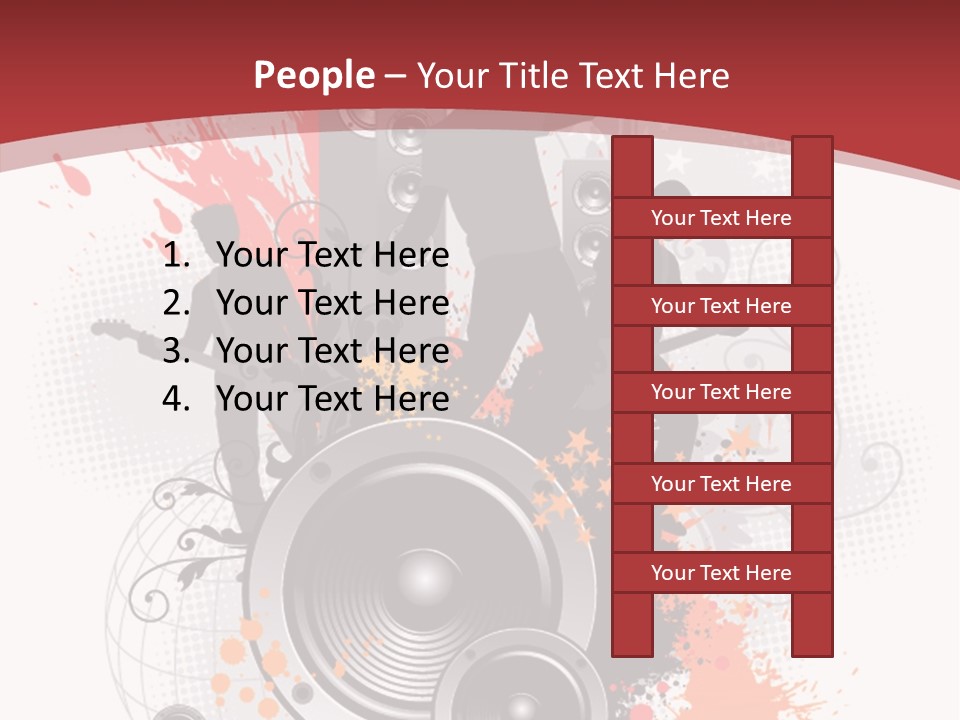 Decor Microphone Concert PowerPoint Template