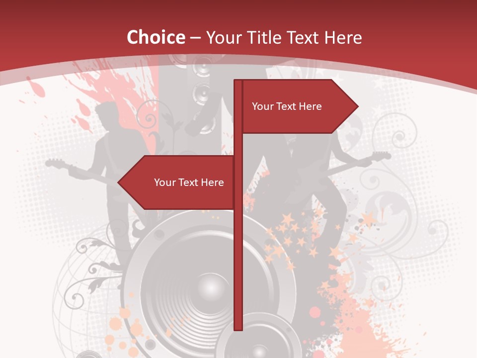 Decor Microphone Concert PowerPoint Template