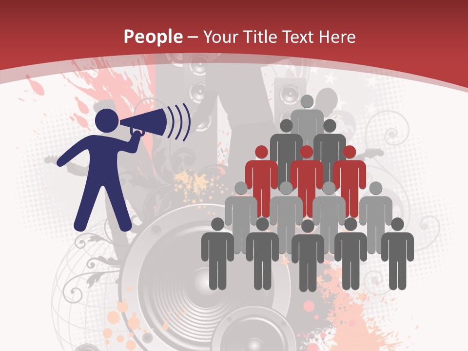 Decor Microphone Concert PowerPoint Template