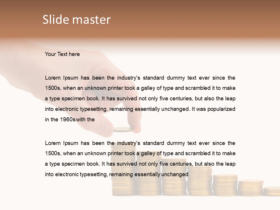 Man White Put PowerPoint Template