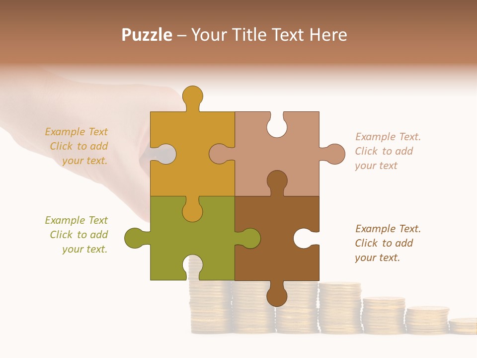 Man White Put PowerPoint Template