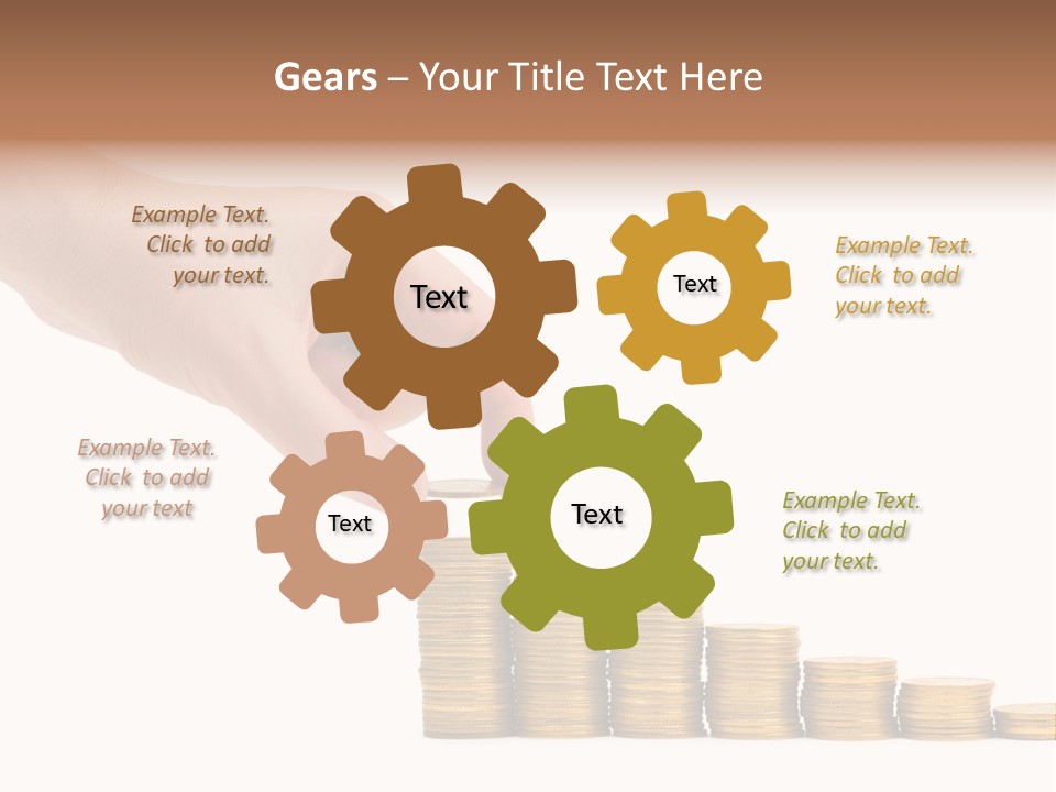 Man White Put PowerPoint Template