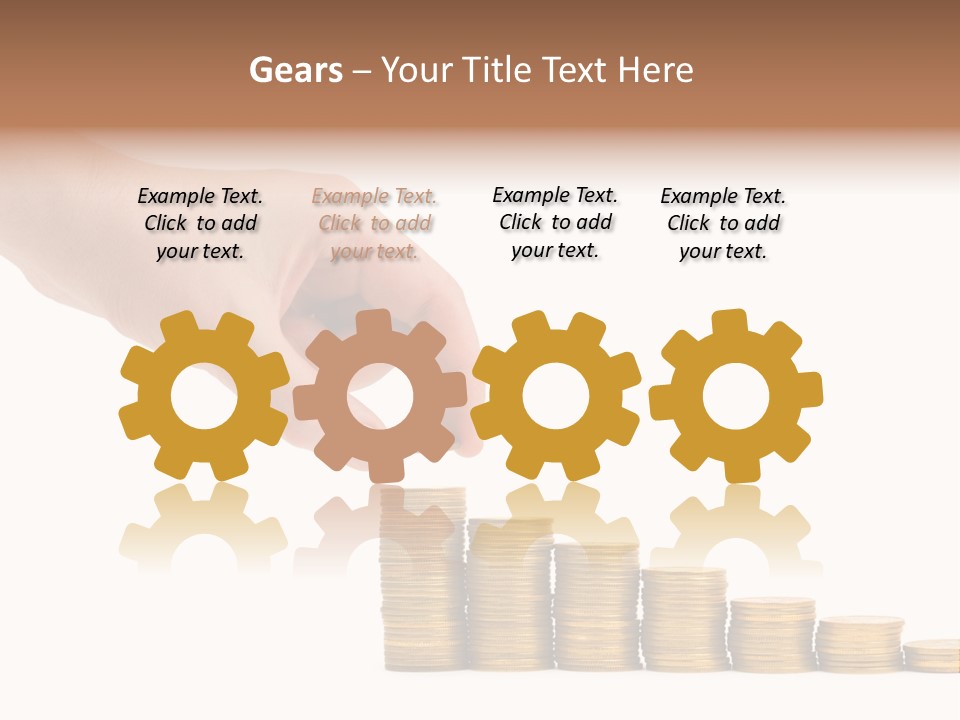 Man White Put PowerPoint Template