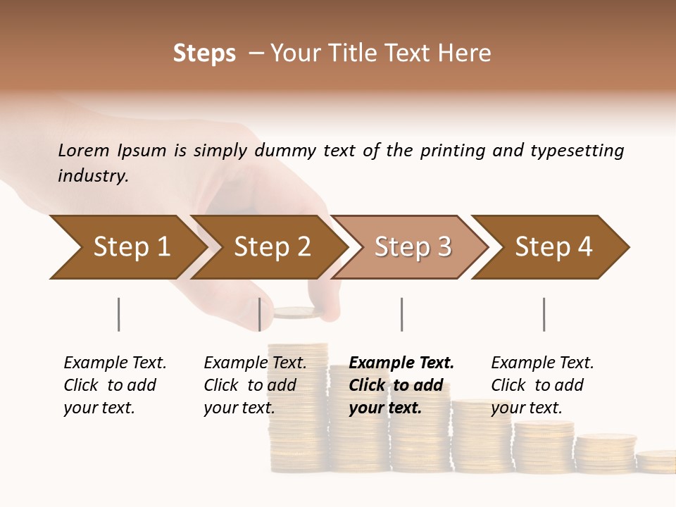 Man White Put PowerPoint Template