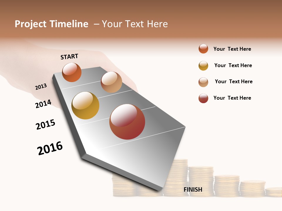 Man White Put PowerPoint Template