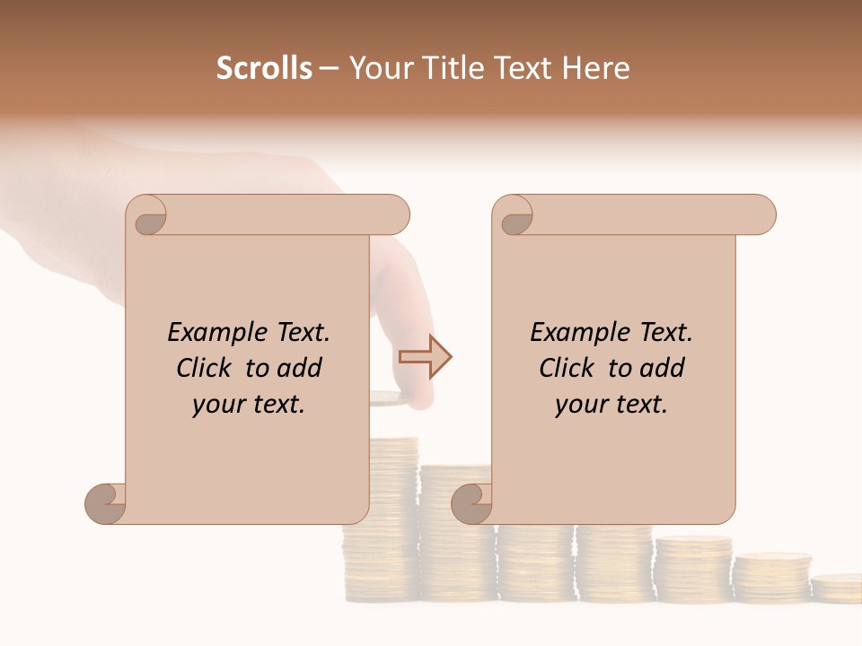 Man White Put PowerPoint Template