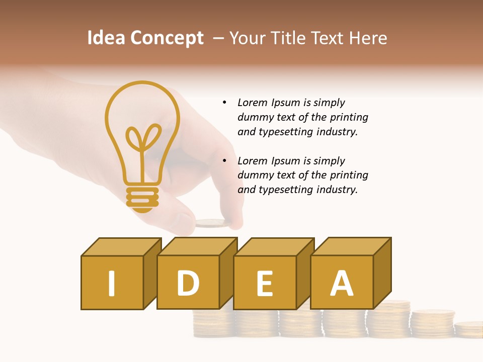 Man White Put PowerPoint Template