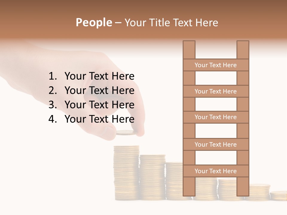 Man White Put PowerPoint Template