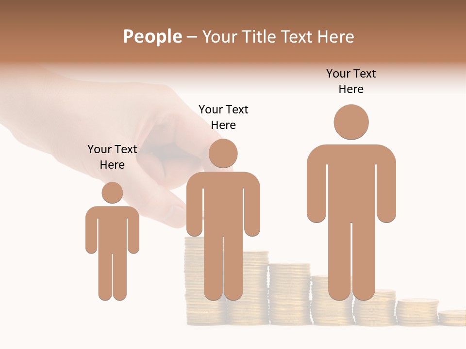 Man White Put PowerPoint Template