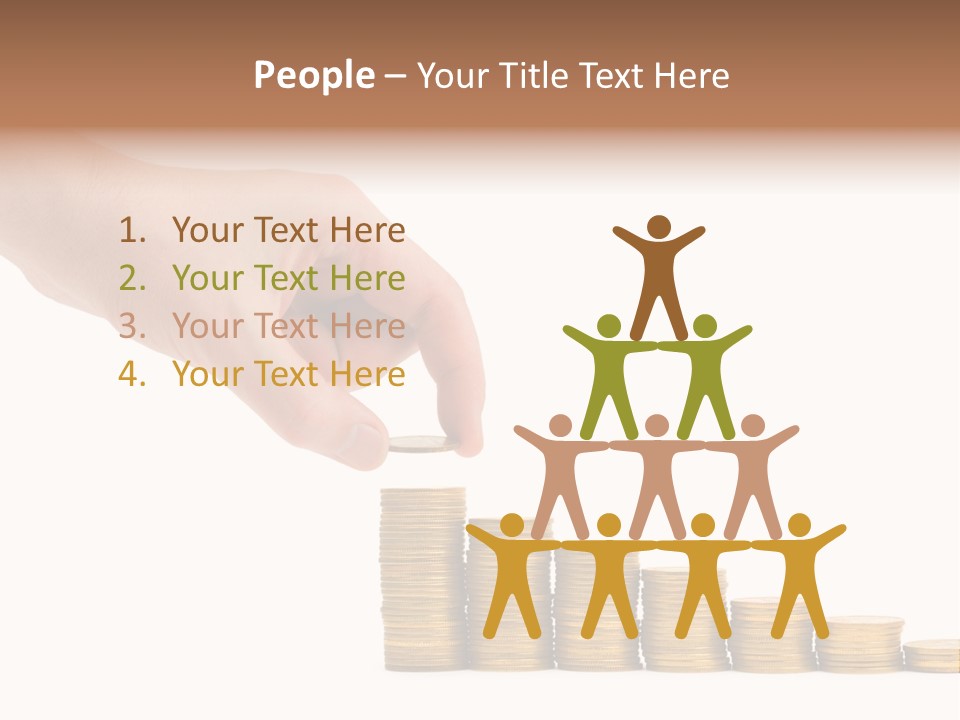 Man White Put PowerPoint Template