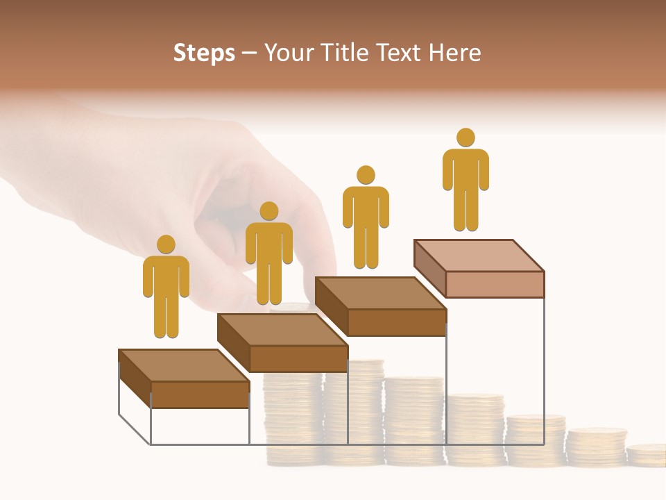 Man White Put PowerPoint Template