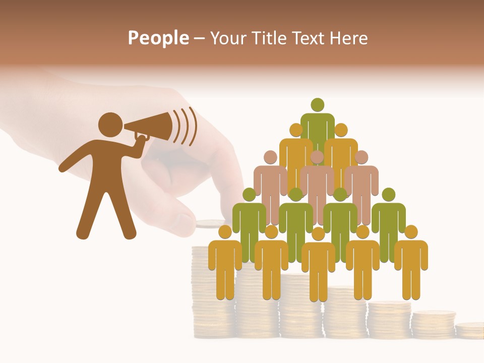 Man White Put PowerPoint Template