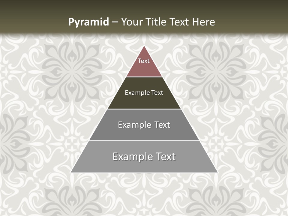 Damask Stylized Graphic PowerPoint Template