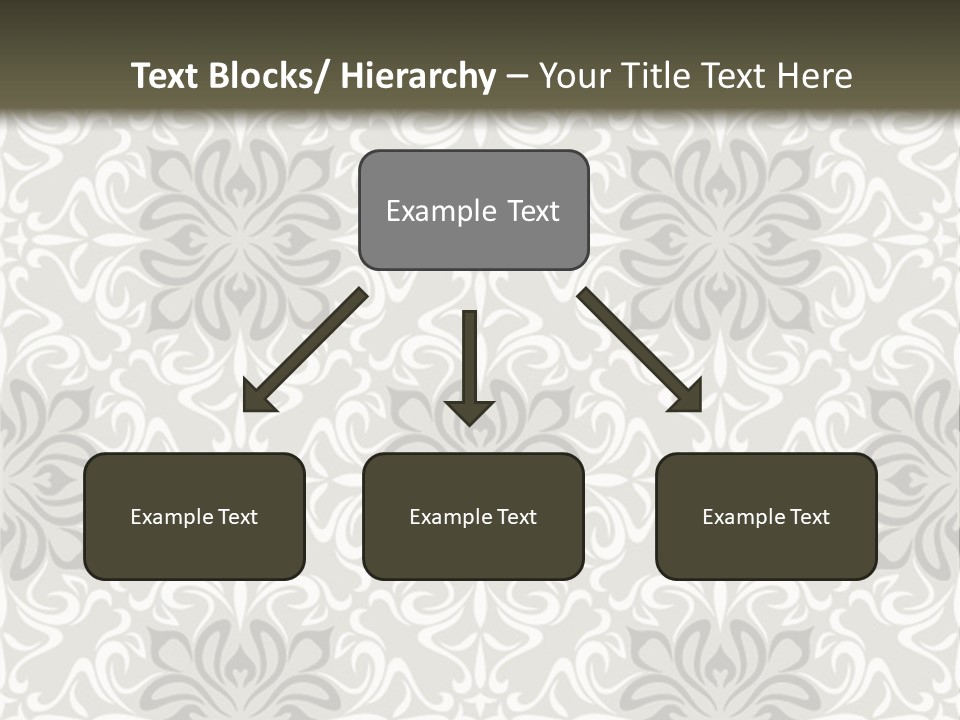 Damask Stylized Graphic PowerPoint Template