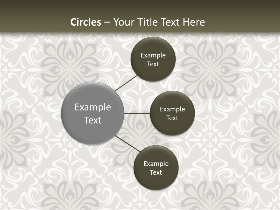 Damask Stylized Graphic PowerPoint Template