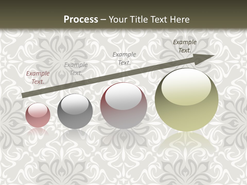 Damask Stylized Graphic PowerPoint Template