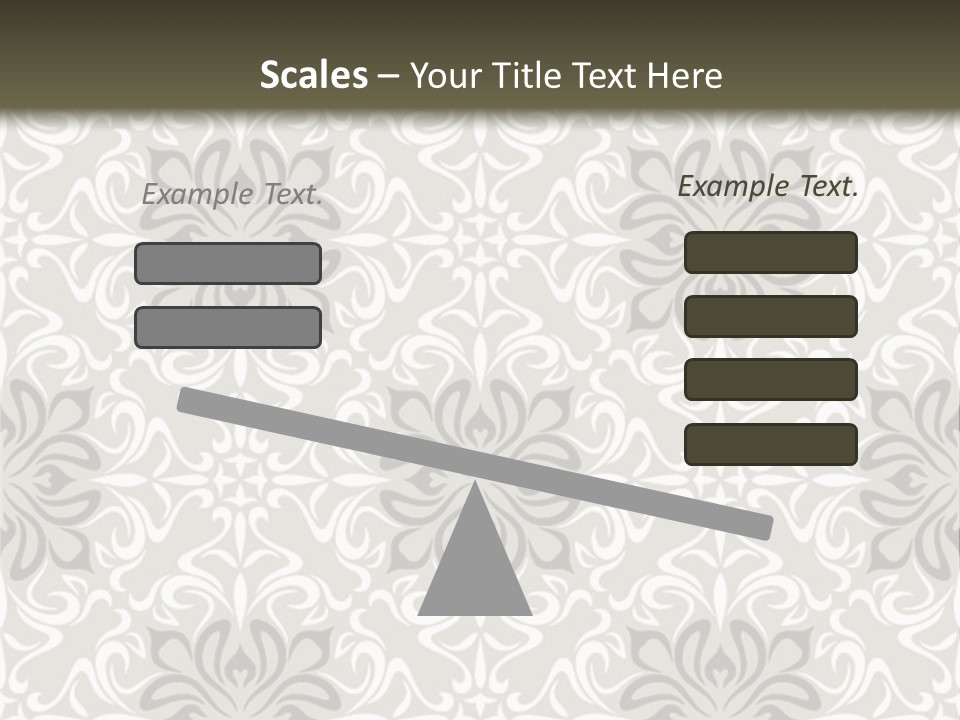 Damask Stylized Graphic PowerPoint Template