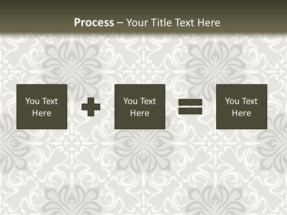 Damask Stylized Graphic PowerPoint Template