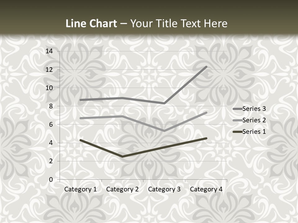 Damask Stylized Graphic PowerPoint Template
