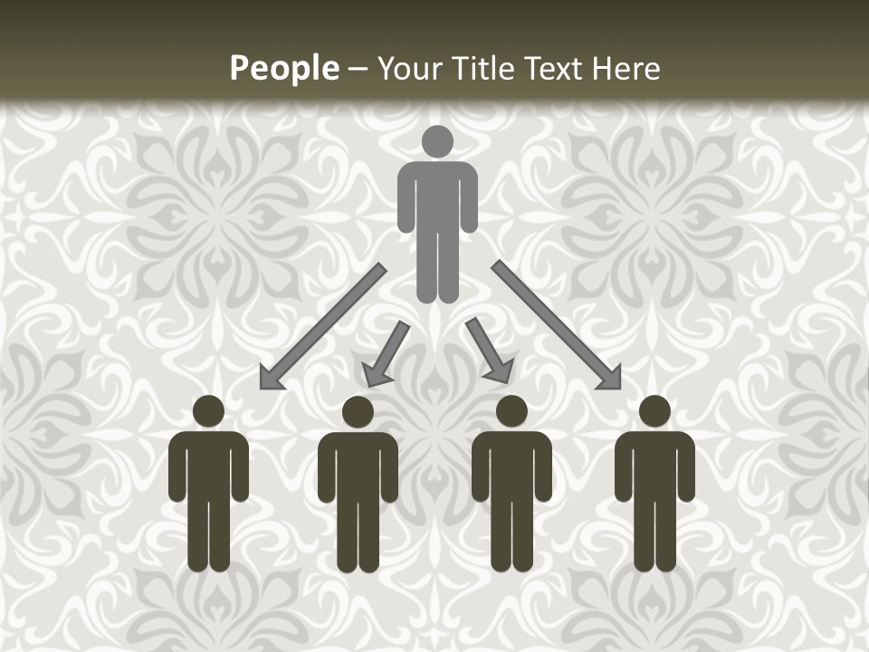 Damask Stylized Graphic PowerPoint Template