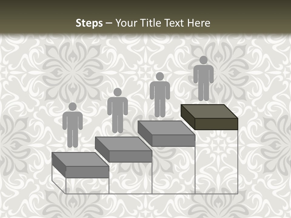 Damask Stylized Graphic PowerPoint Template