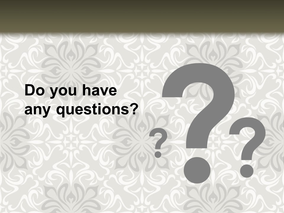 Damask Stylized Graphic PowerPoint Template