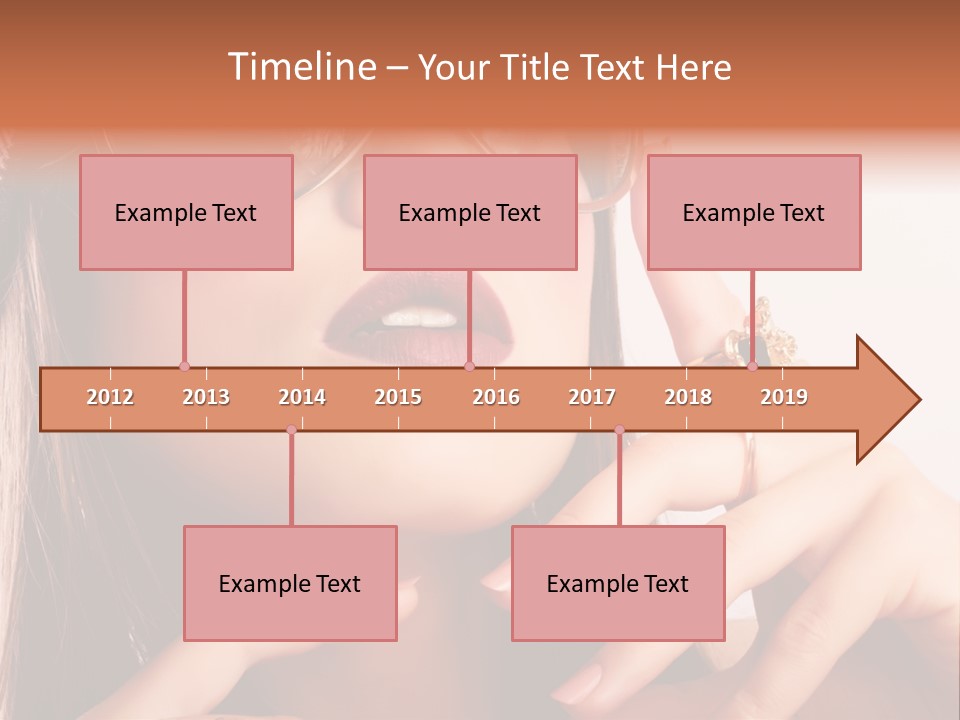 A Woman Wearing Glasses And A Hat With A Ring On Her Finger PowerPoint Template
