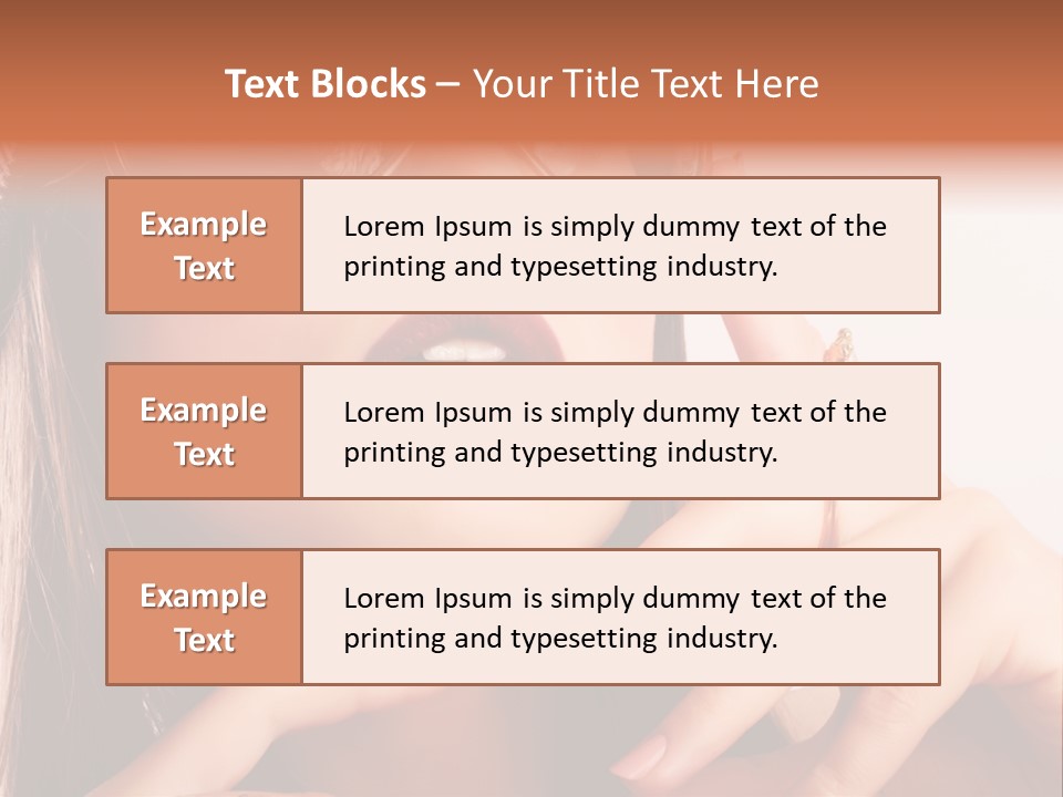 A Woman Wearing Glasses And A Hat With A Ring On Her Finger PowerPoint Template