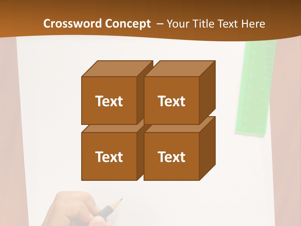 Pad Triangle Accessories PowerPoint Template