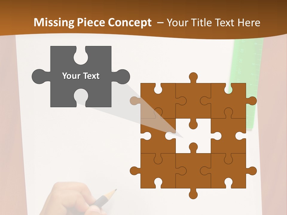 Pad Triangle Accessories PowerPoint Template