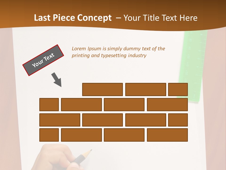 Pad Triangle Accessories PowerPoint Template