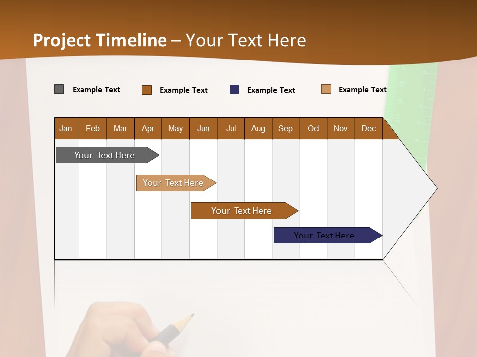 Pad Triangle Accessories PowerPoint Template