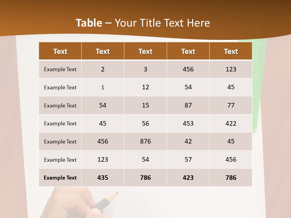 Pad Triangle Accessories PowerPoint Template
