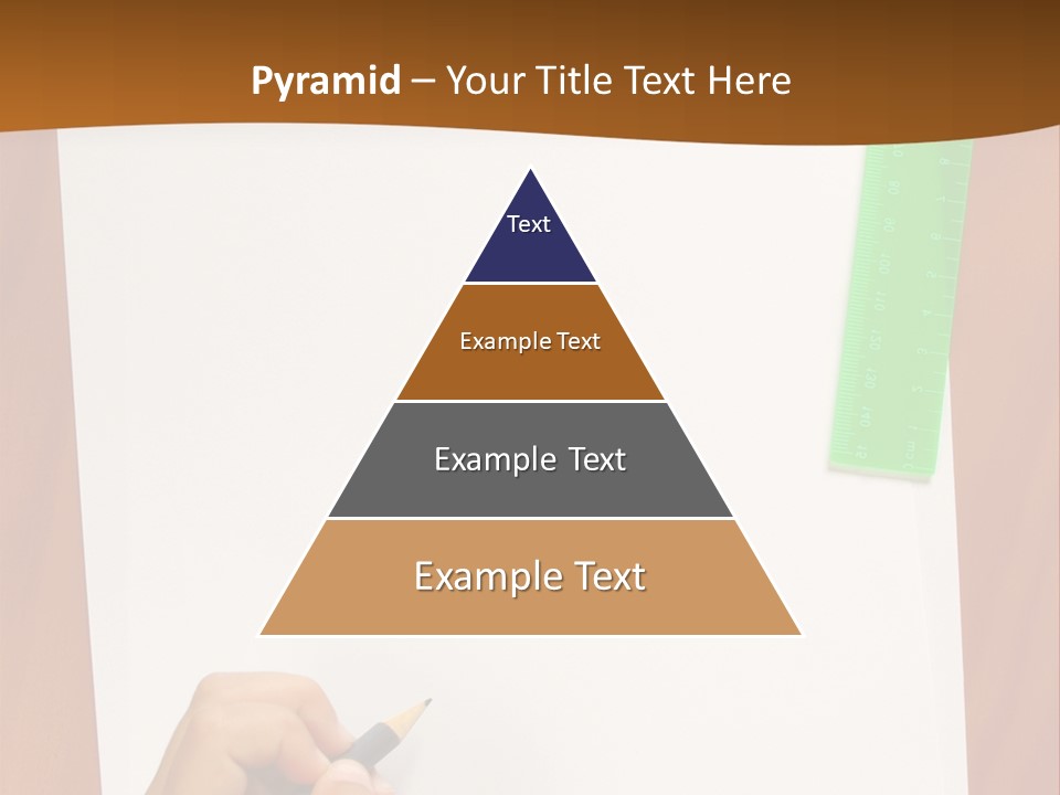 Pad Triangle Accessories PowerPoint Template